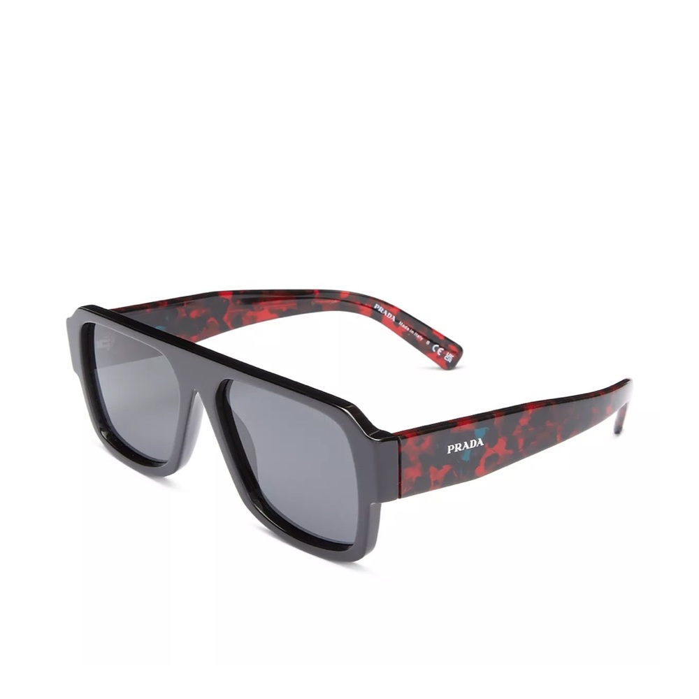 Prada Symbole Aviator Sunglasses, 56mm